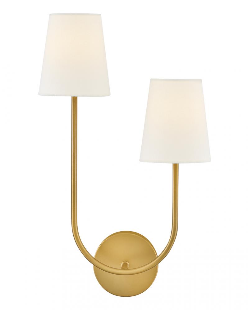 Large Two Light Sconce