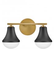 Lark 85512BK - Small Two Light Vanity