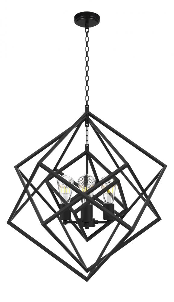 Galaxia Chandelier Black