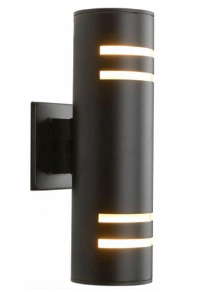 Outdoor Wall Light Black Die-Cast Aluminum