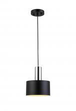 Vinci Lighting Inc. P1402CH/BK - Pendant Chrome/Black