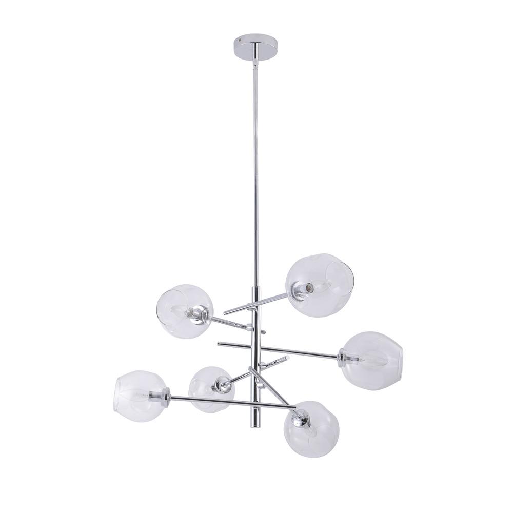 Avista Hillcrest Chandelier 6-Light Chrome