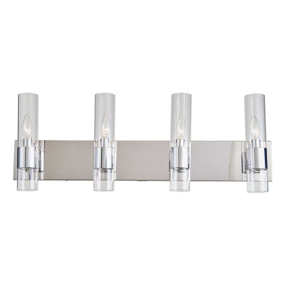 Avista Core 30" 4-Light Vanity Wall Light Chrome