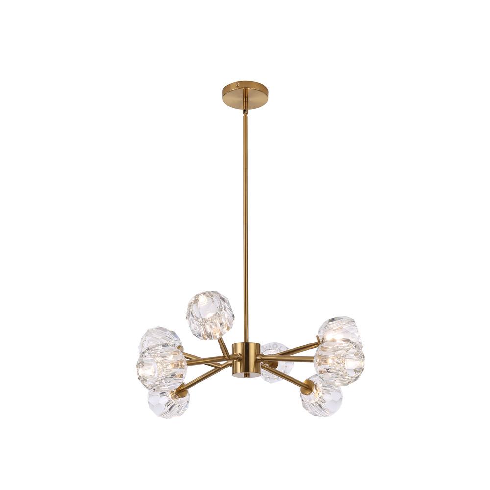 Avista Hampton Chandelier 8-Light Gold