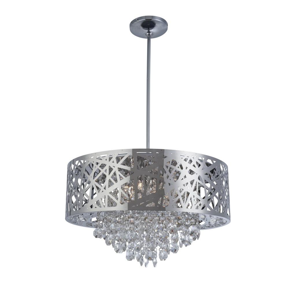 Avista Laser Chandelier Chrome