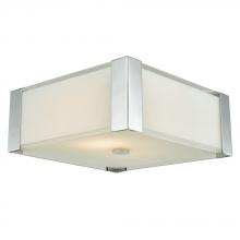 Avista Lighting Inc A2832-7 - Avista Urban Flush Mount Square 2-Light Chrome