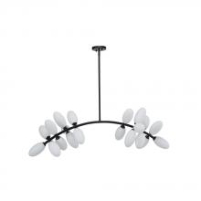 Avista Lighting Inc A4555BK - Avista Arc Chandelier 20-Light Black