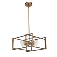 Avista Lighting Inc A4715AB - Avista Korson 16" 4-Light Antique Brass Pendant