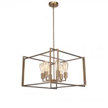 Avista Lighting Inc A4754AB - Avista Korson 21" 6-Light Antique Brass Pendant