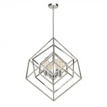 Avista Lighting Inc A5924PN - Avista Geometric 24" Chandelier Polished Nickel