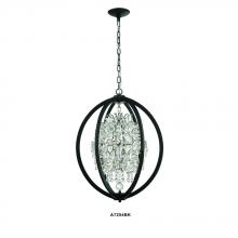 Avista Lighting Inc A7254BK - Avista Belair Chandelier 18" Black