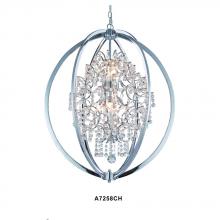 Avista Lighting Inc A7258CH - Avista Belair Chandelier 36" Chrome