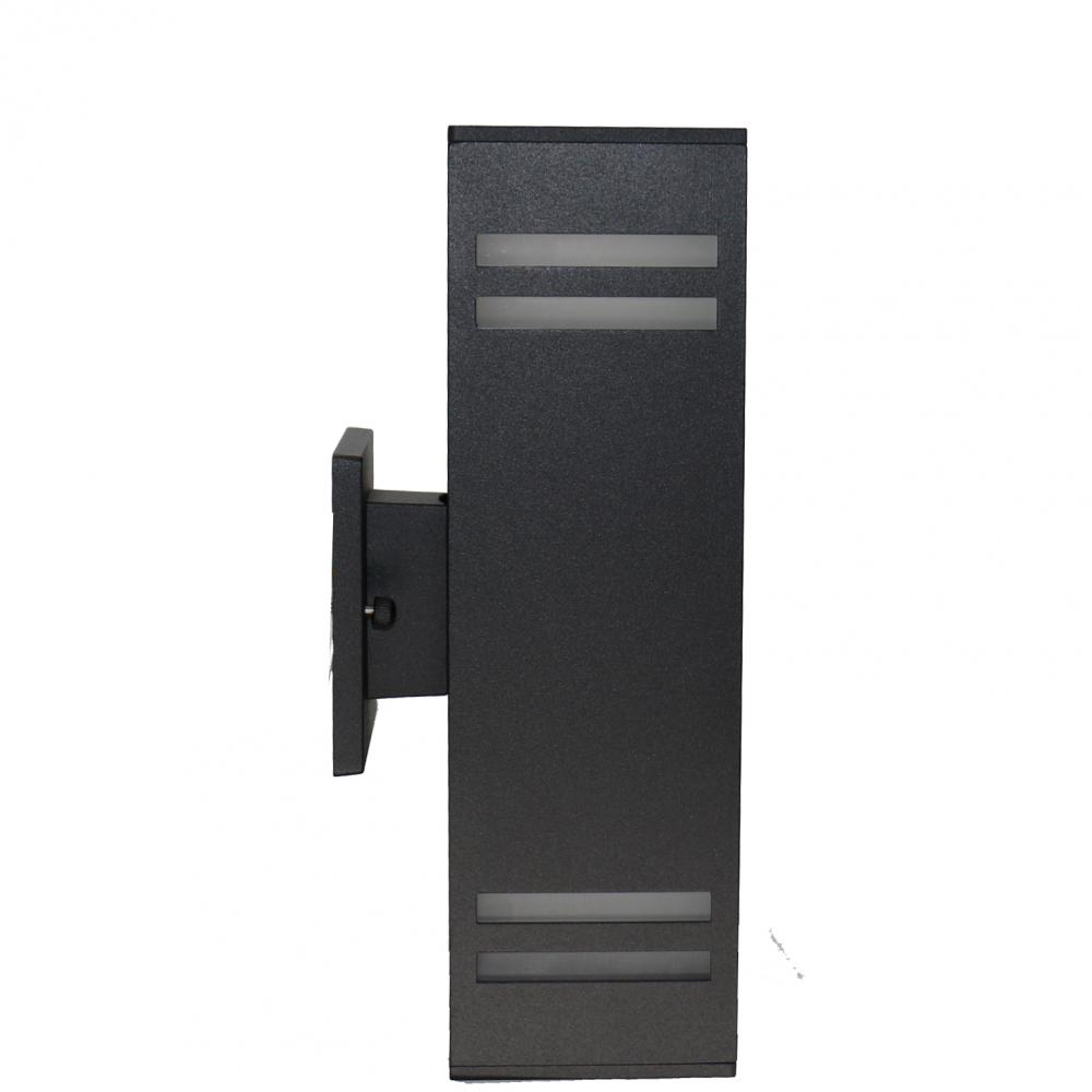 11" Aluminium die casting E26 Outdoor Wall Lighting 2*60W Black