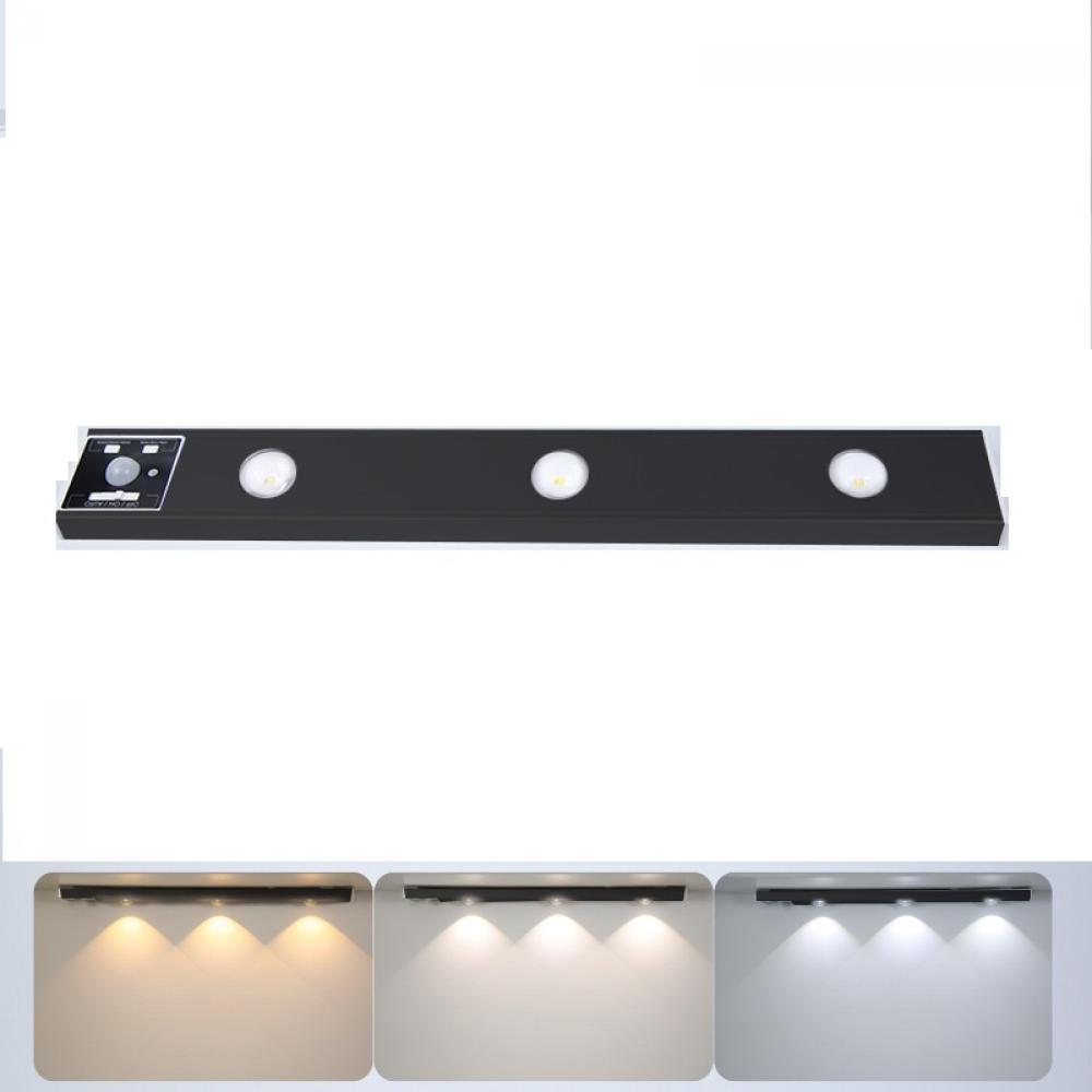 12” Rechargeable Under Cabinet Motion Sensor Light in 3CCT 3000K, 4000K, and 5000K