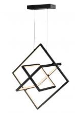 Lit Up Lighting LIT3631BK - 19" 45W LED Pendant, initial lumen, 2800lm in black, Available till stock last