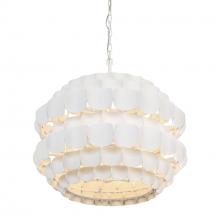 Varaluz 382P06MW - Swoon 6-Lt Pendant - Matte White