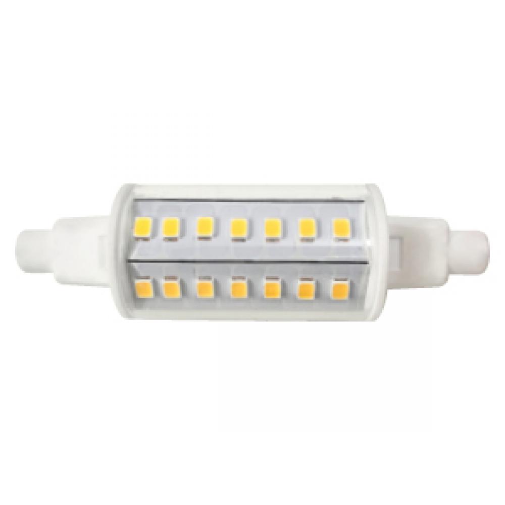 LED Lamp T3 R7S Base 6W 78MM 120V 30K 550LM Dimmable Clear STANDARD