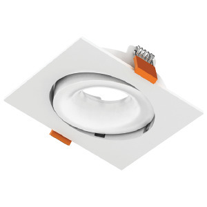 LUMEINA TRIM 4IN WHITE GIMBAL SQUARE