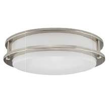 Stanpro (Standard Products Inc.) 68068 - 14 IN LED CEILING LUMINAIRE DOUBLE RING 26 W 120 V 3000K CHROME 1 820 LM ROUND