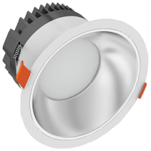 Stanpro (Standard Products Inc.) 64788 - VELOCE 8IN 26W 120-277V 3500K 70° SILVER BAFFLE FROSTED ROUND 2490lm