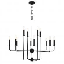 Savoy House 1-4046-12-89 - Avondale 12-Light Chandelier in Matte Black