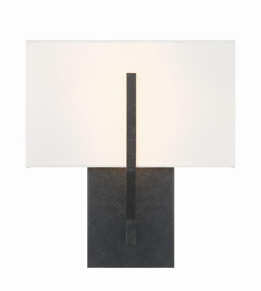 Carlyn 2 Light Black Sconce