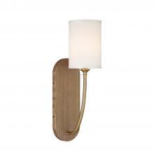 Crystorama PRE-461-VG-WD - Preston 1 Light Vibrant Gold Sconce