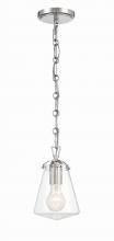 Crystorama VSS-7002-PN - Voss 1 Light Polished Nickel Mini Pendant