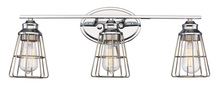 Trans Globe 21193 PC - 3LT-SCONCE TRI STEEL CAGE-PC