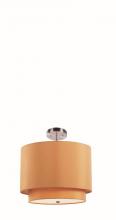 Trans Globe PND-801 MST - Schiffer 3-Light Double Drum Convertible Pendant or Semi-Flush