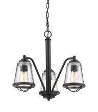 Z-Lite 444-3-BRZ - 3 Light Chandelier