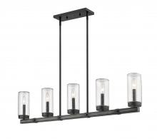 Z-Lite 589-5L-ABB - 5 Light Outdoor Linear Chandelier