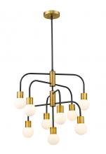 Z-Lite 621-9MB-FB - 9 Light Chandelier