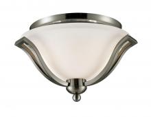 Z-Lite 704F2-BN - 2 Light Flush Mount