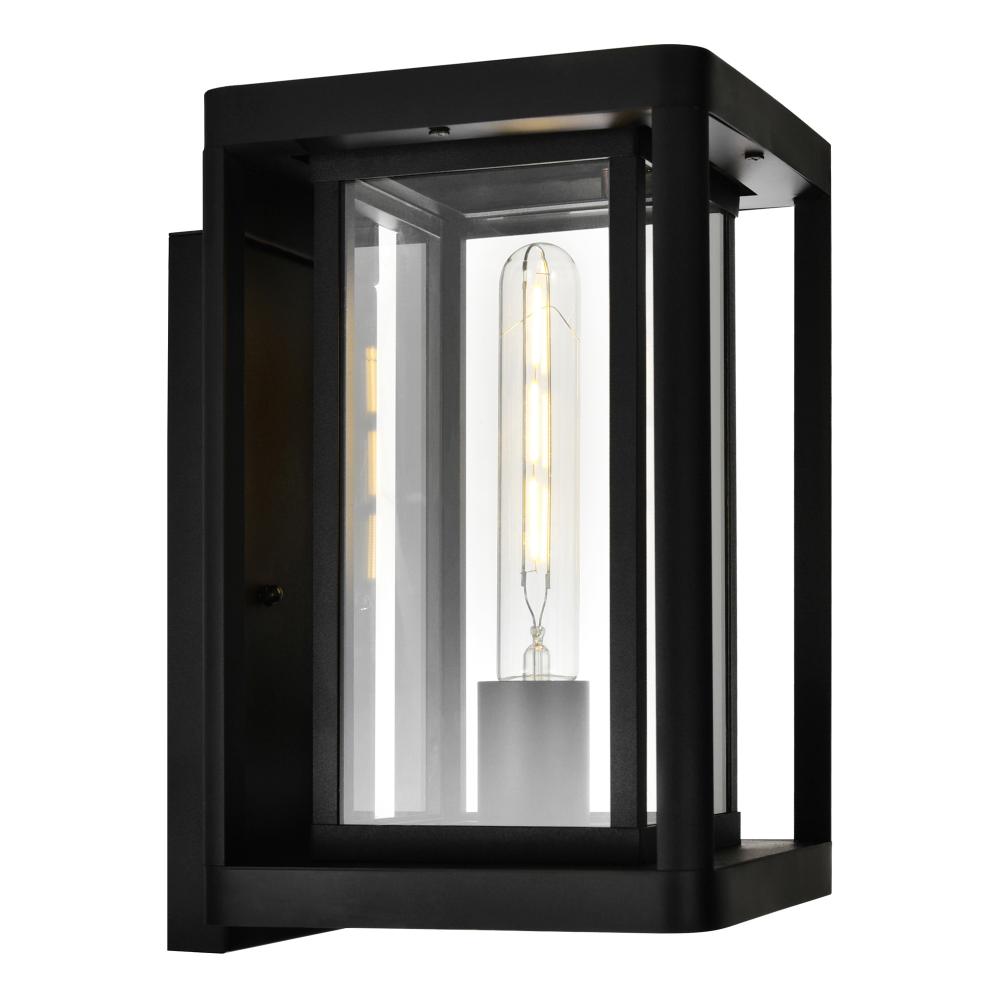 Mulvane 1 Light Black Outdoor Wall Light