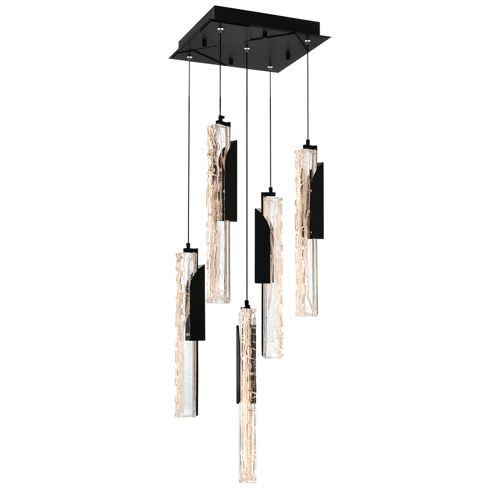 Valira Integrated LED Black Mini Pendant