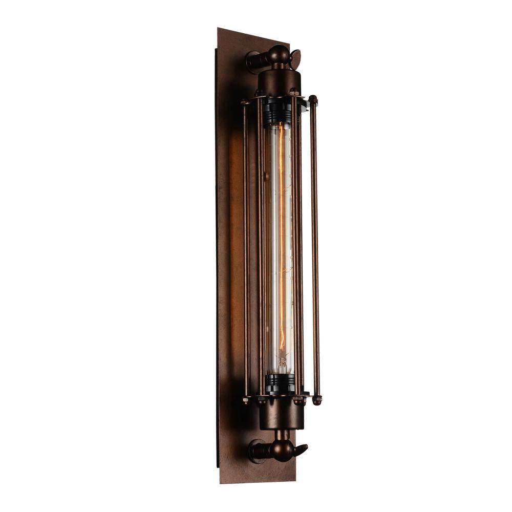 Kiera 1 Light Wall Sconce With Chocolate Finish