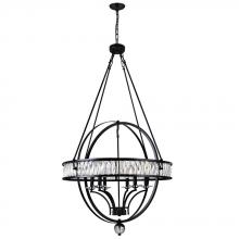 CWI Lighting 9957P30-6-101 - Arkansas 6 Light Chandelier With Black Finish