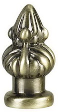 CAL Lighting FA-5052B - WHITE METAL CAST FINIAL