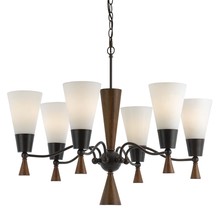 CAL Lighting FX-3528/6 - 60W X 6 Verona 6 Light Chandelier