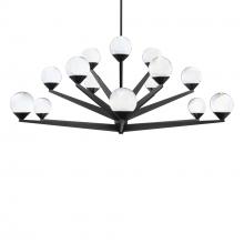 Modern Forms Canada PD-82042-BK - Double Bubble Chandelier Light