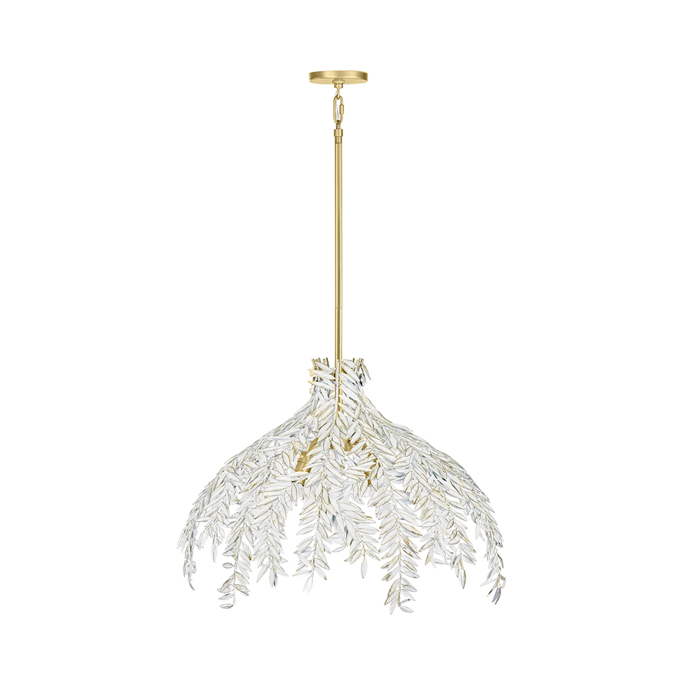 Jalore 4 Light Pendant in Distressed White