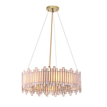 Eurofase 46466-013 - Birla 8 Light Chandelier in Brass