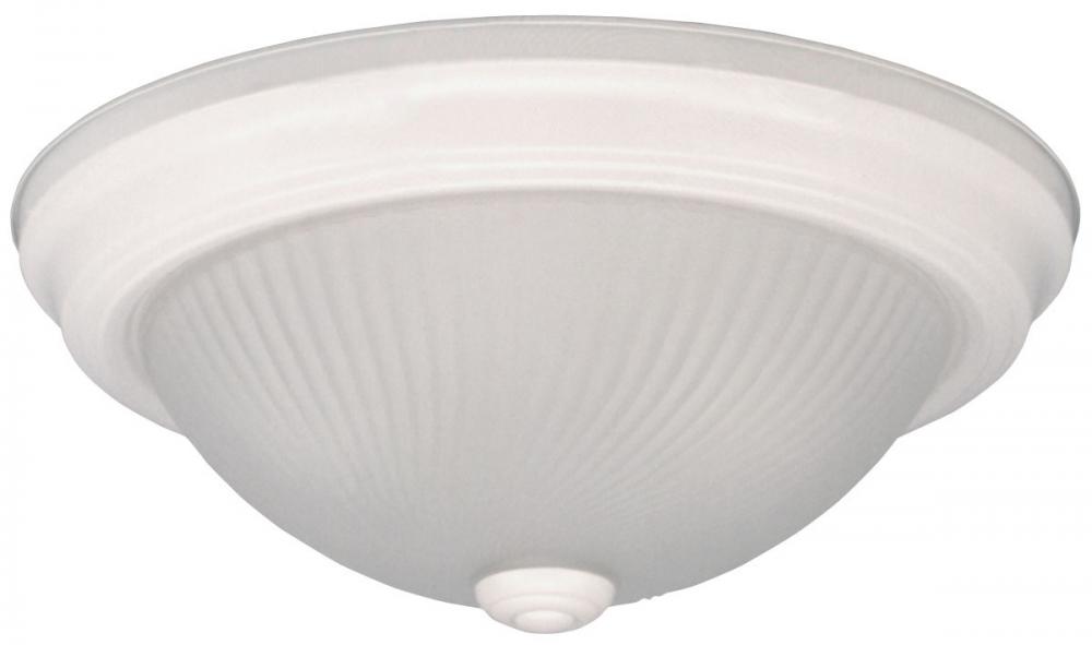 IFM213 WH, 2 Light Flush Mount, White Finish