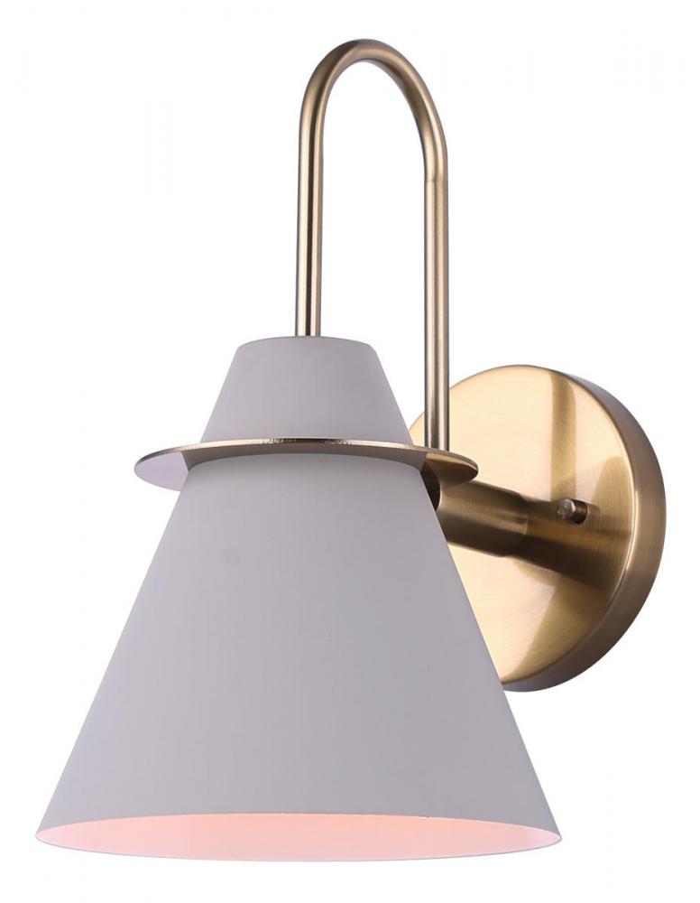 Talia 1 Light Vanity, Gold Finish