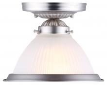 Canarm ICHANC7151 - Halophane, ICHANC71 BPT, Ceiling Light, Frosted Halophane Glass, 60W Type A, 6 .75 IN W x 6 IN H