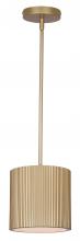 Canarm IPL1208A01PGD - PGD Color, 1 Lt Rod Pendant, Acylic, 15W LED-A19 Bulb (Not included), 8inch W x 11 - 59inch H