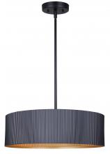 Canarm ICH1119A03BK17 - Rexton 3 Light Matte Black Modern Chandelier for Dining Rooms and Living Rooms