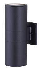 Canarm IOL282BK - Baylyn 2 Light Outdoor Lantern, Black Finish