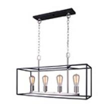 Canarm ICH701A04BKN30 - ROY 4 Light Chandelier